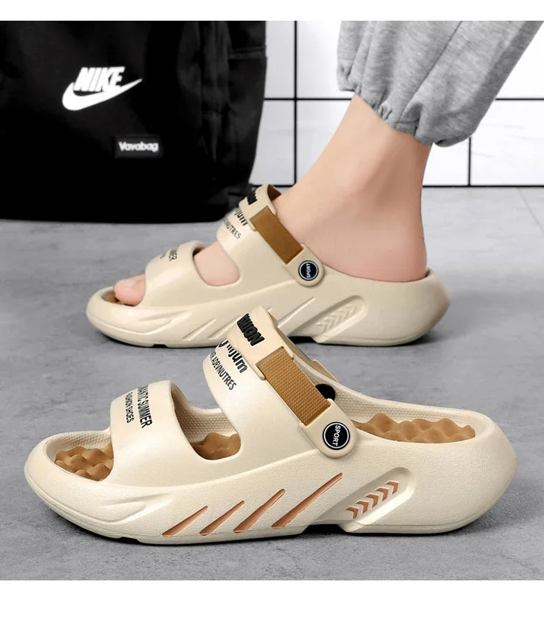 Men's Summer Sandals Men's Home Slippers Walk Around Home Original Brands Shoes Men's slippers Flip Flop Male Slipper Slipers