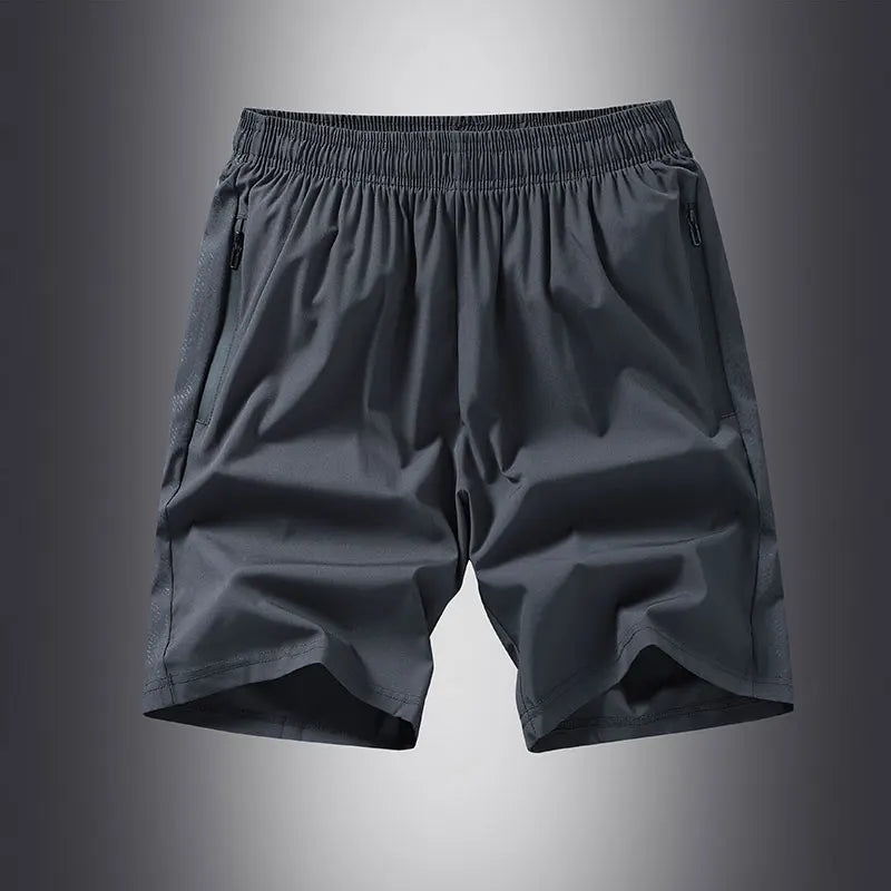 Men s shorts  outdoor casual and fashionable five quarter pants sports breathable men s loose straight leg elastic waist shorts