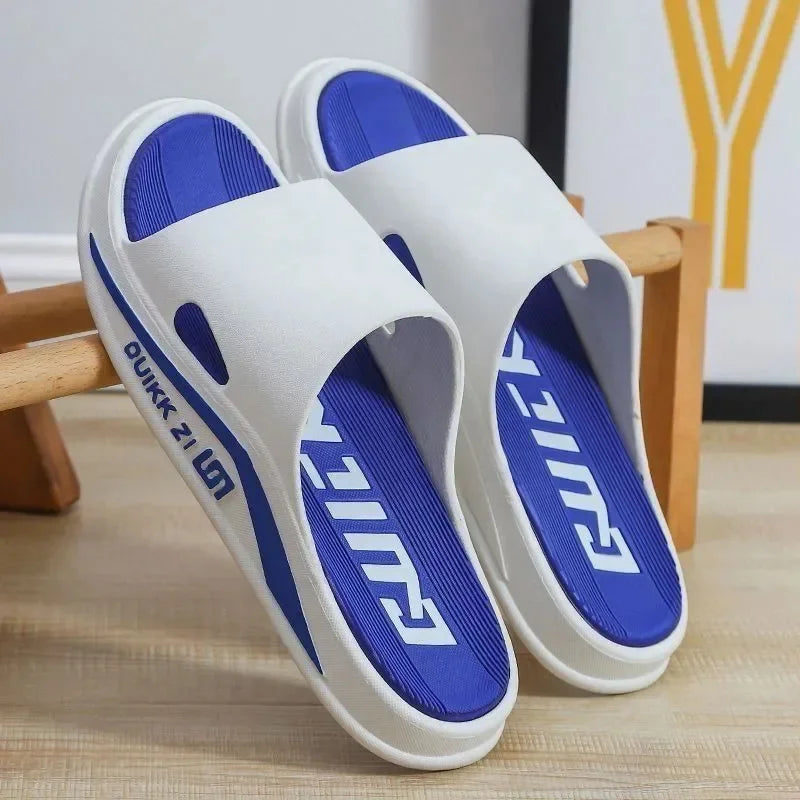 Slippers for men, outdoor, indoor, anti slip, cool, summer, non smelly feet, PVC home shoes, anti odor, bathroom, silent