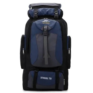 70L Travel Backpack Camping Men Large Hiking Bag Nylon Camping Large Capacity Travel Outdoor Sports Shoulder Bags Luggage