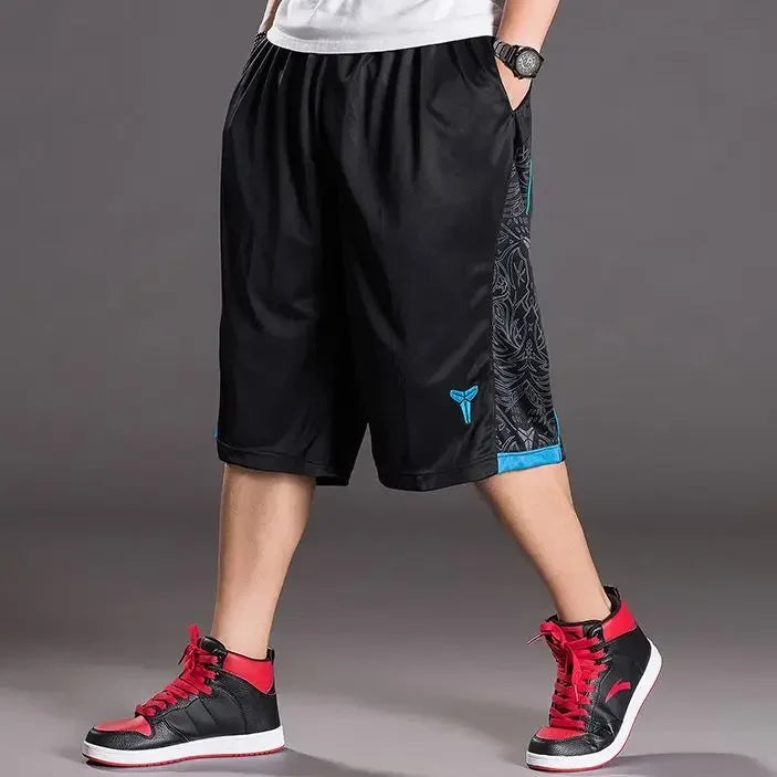 Male Short Pants Basketball Long Quick Dry Men's Shorts Training Bermuda Essential Fashion With Korean Style Stylish Clothing