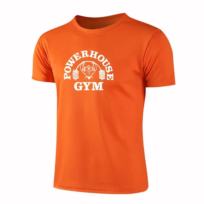 Summer 3D GYM Print Men's T-shirt Summer Casual Loose Sports Breathable Quick Drying Short Sleeve t Harajuku Street Men Clothing