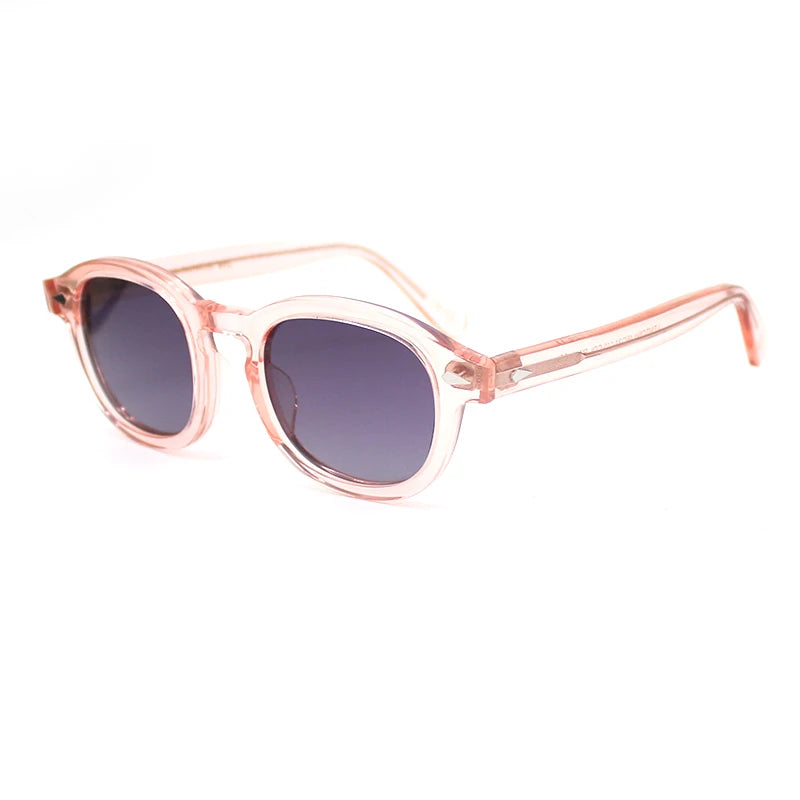 Men's Sunglasses Woman Johnny Depp Polarized Sun Glasses Acetate Frame Luxury Brand Vintage Driver's Shade