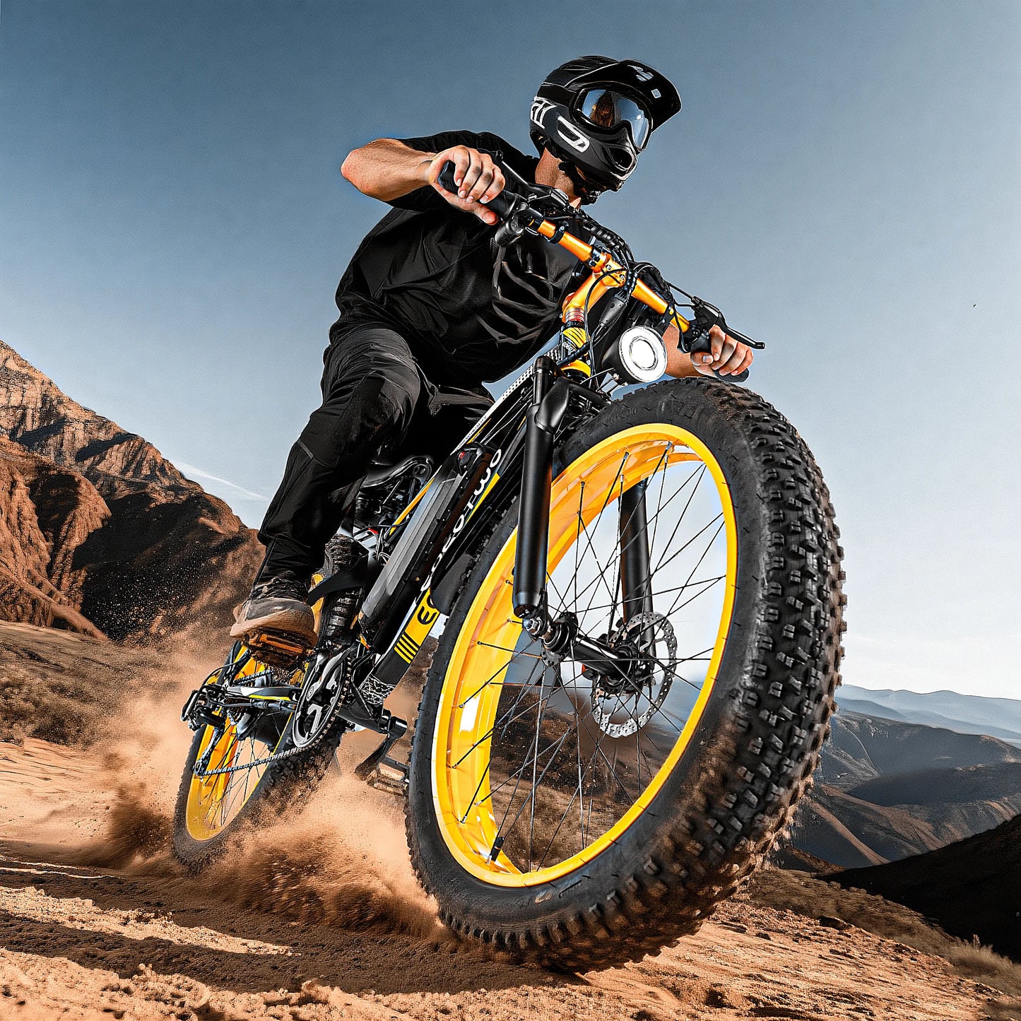 Electric Bikes 34mph 1500W Peak Motor 48V15AH Battery Mountain E Bike Adults 26*4.0 Fat Tire Electric Dirt Bike Electric Bicycle