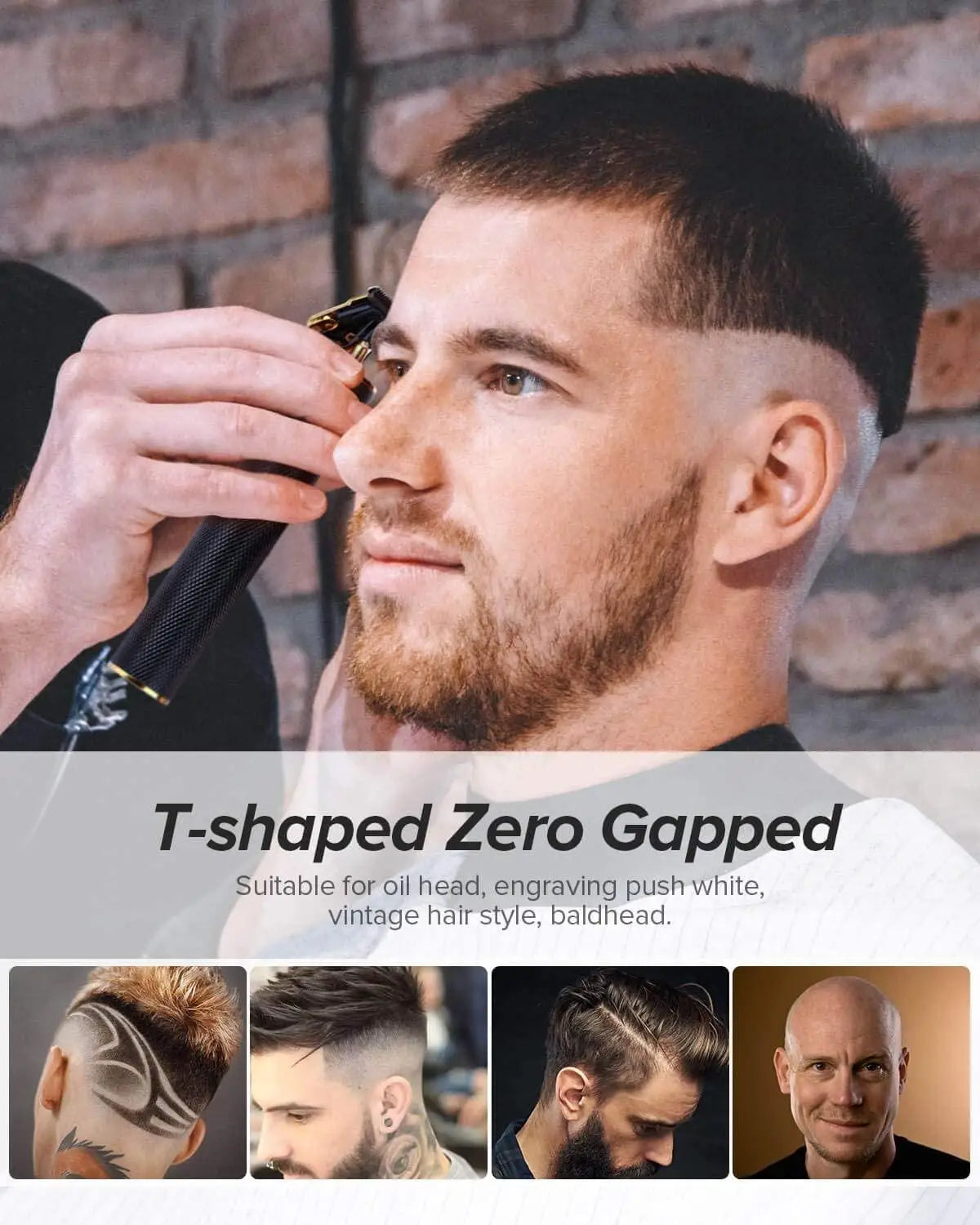 Rechargeable Barber Hair Trimmer For Men Electric Professional Beard Hair Clipper Cord/Cordless Hair Cutting Machine