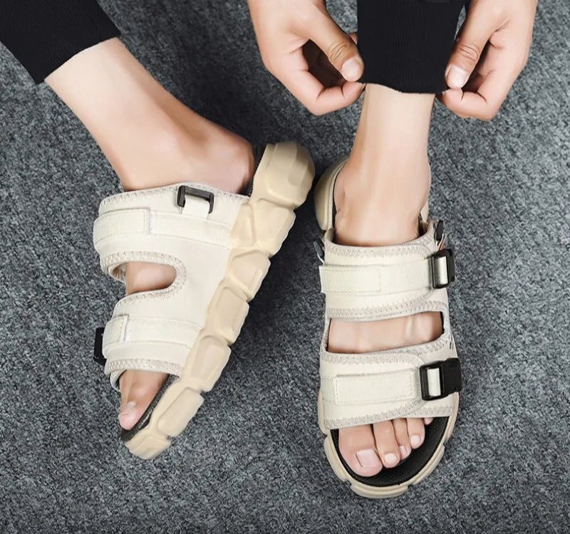 Summer High Quality Beach Sandals for Men Outdoor Breathable Wear-resistant Men Casual Sandals Fashion Holiday Shoes Zapatos De