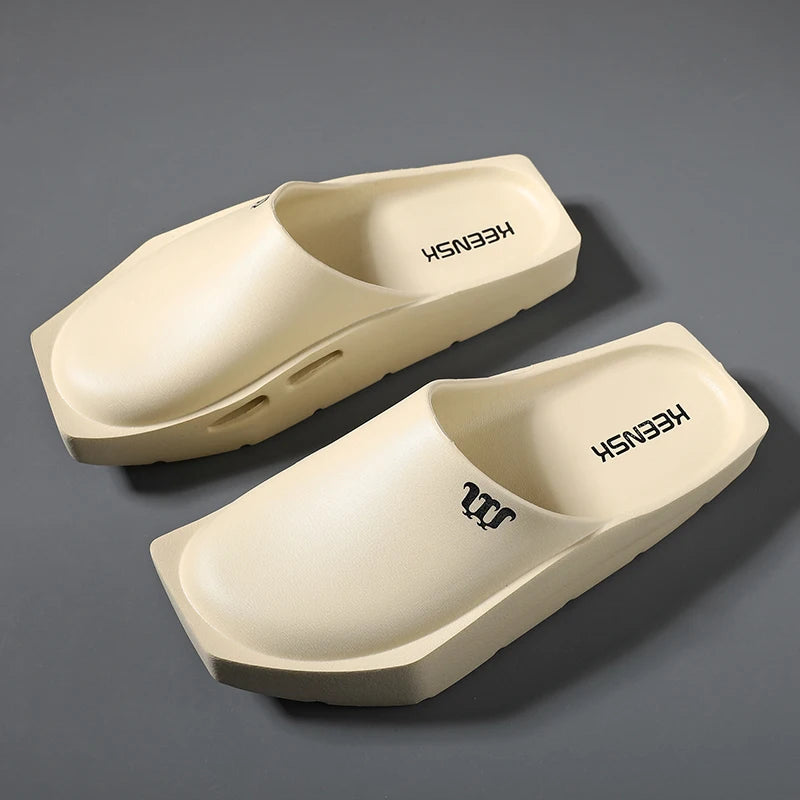 Original Men Slippers Slides Summer Beach Shoes Soft Indoor Thick Bottom Sandal Suitable Outdoor Sandals Flip Flops Designer