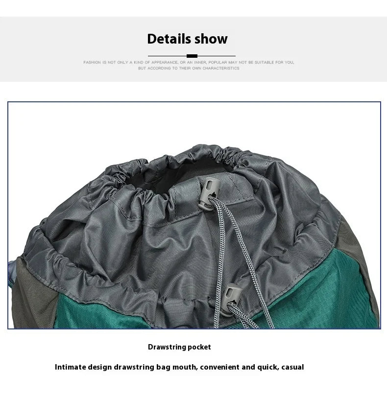 48L Camping Backpack Travel Bag For Men Large Capacity Outdoor Sport Trekking Hiking Mountaineering Shoulder Bag with Rain cover