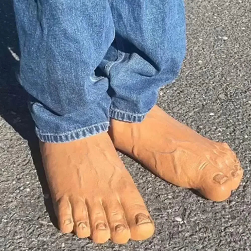 Funny Slippers Man Women Footwear Shoes Fashion Outdoor Beach Couple Slippers Role Playing Bigfoot Amazing Sandals Of The Hulk