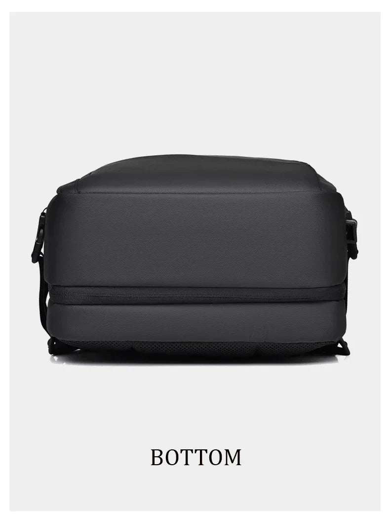 Large Capacity Men's Backpack Expandable Business Travel Bag 15.6 inch Laptop Waterproof Backpack USB Charging Camping Baggage