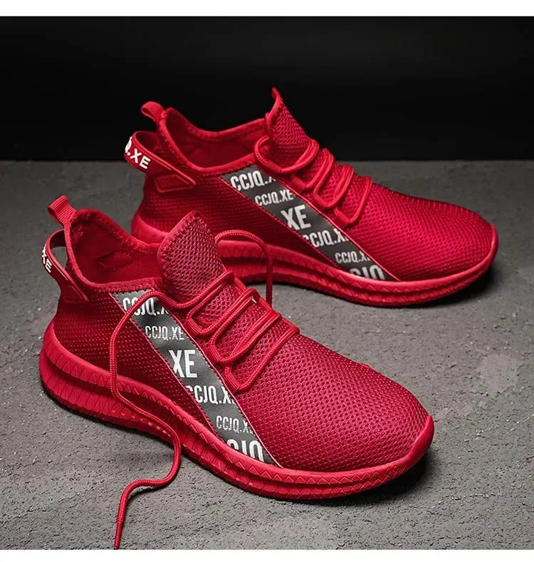 Shoes For Men Breathable Mesh Sneakers White Fashion Gym Casual Lightweight Walking Shoes Couple Plus Size Footwear