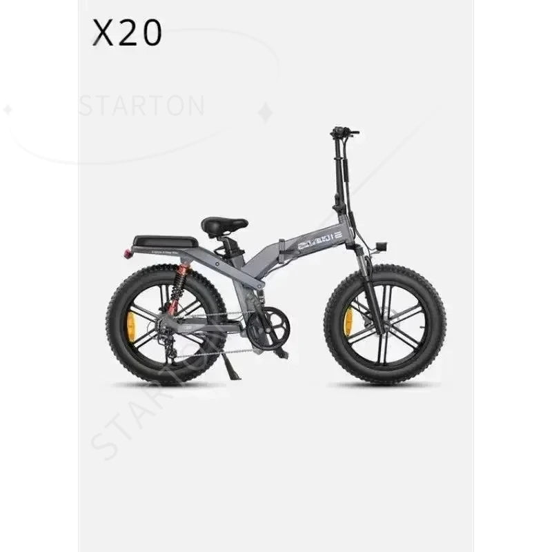 Electric Bicycle 1000W 48V29.2Ah Motor Dual Battery Hydraulic Brake Electric Bike 20*4Fat Tire Mountain E Bike