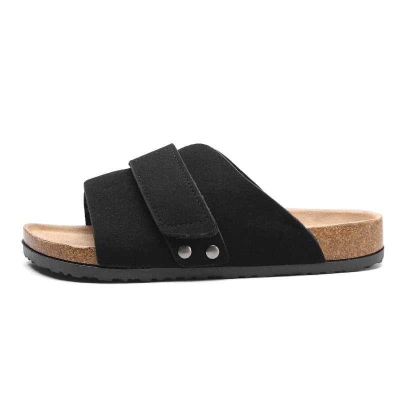 Man's Leather Sandal for Men Beach Sandals Men 2025 Designer Men's Shoes Men's Comfortable Slipper Original Brands Shoes Summer