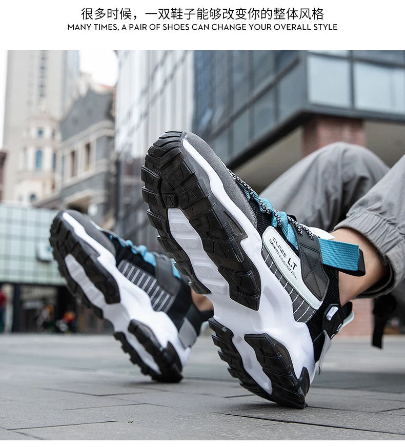 2023Men's Sneakers  Summer Mesh Breathable Casual Shoes Lightweight Walking Men Shoes Soft Sole Tenis Fitness Shoes