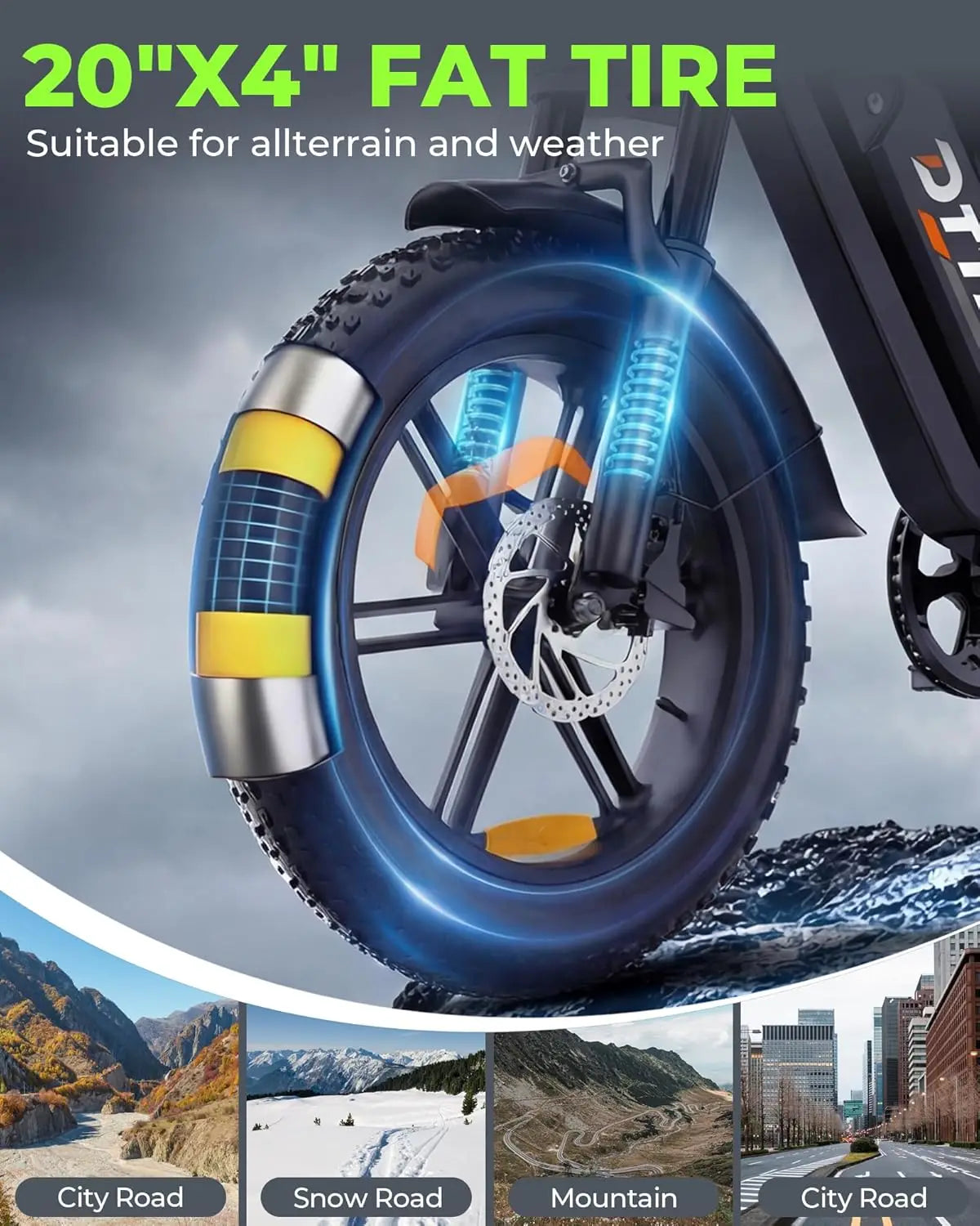 Electric Bike with NFC & Password Unlock, 4000/2000/1500W, 50/40/33MPH, 60V 30Ah, 48V 15/25Ah E-Bike, 100-60 Miles, Customized