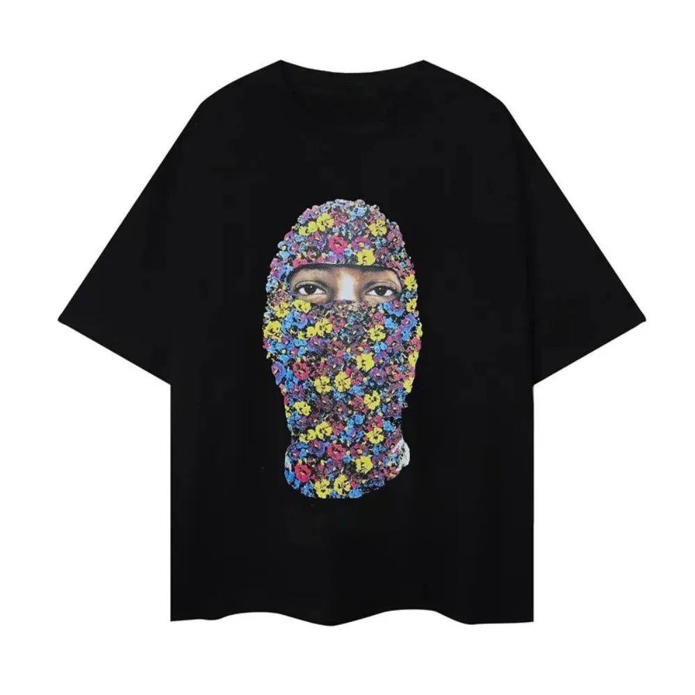 2025 Brand Designer Mens T-Shirts IH NOM UH NIT Letter Masked Men Printed Casual Short Sleeve Men Women 100% Cotton