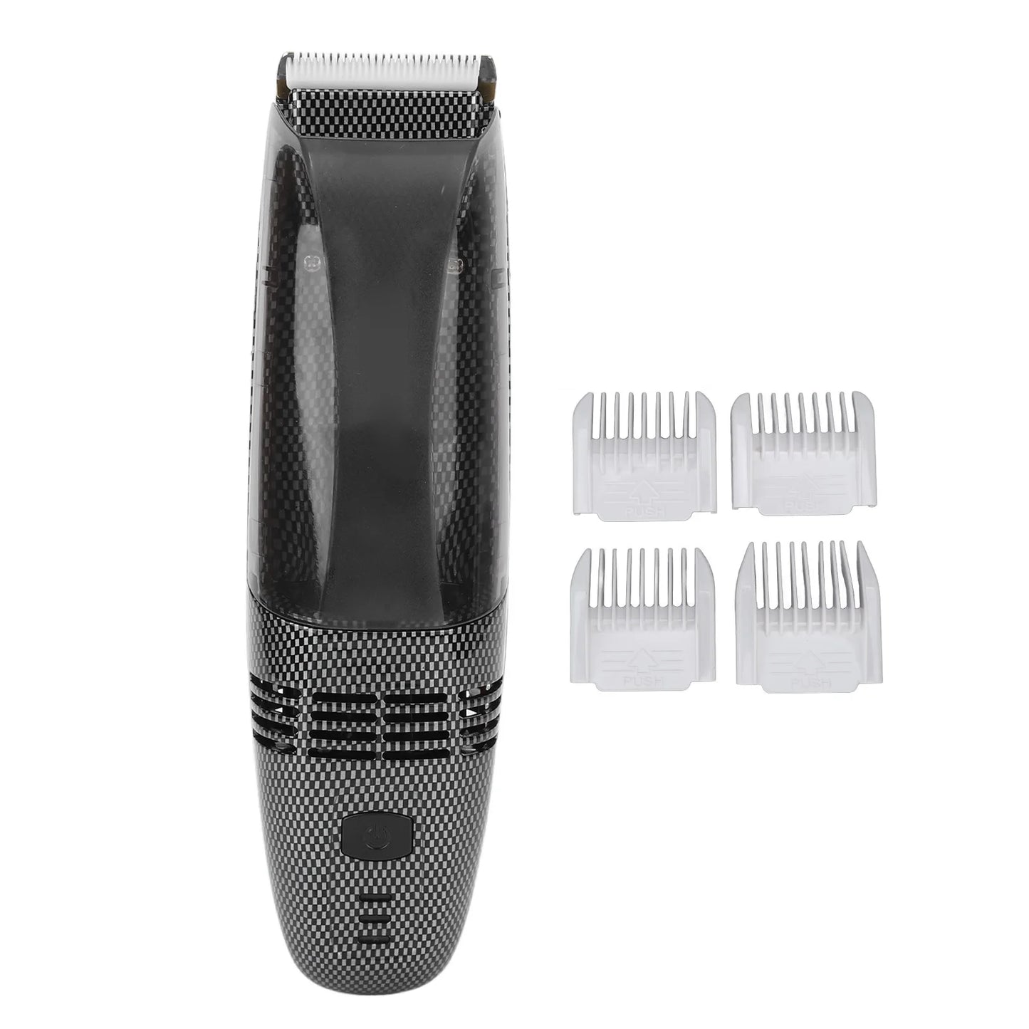 Men Hair Groomer Hair Trimmer USB Charging  Automatic Hair Suction Electric Hair Clipper with 4 Combs for Men Home