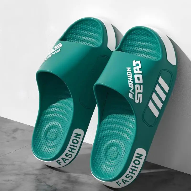 Men's and Women's Professional Design Large Size Eva Slippers Trendyy Student Couple Slippers Outdoor Wear Non-Slip Slippers Women's Summer