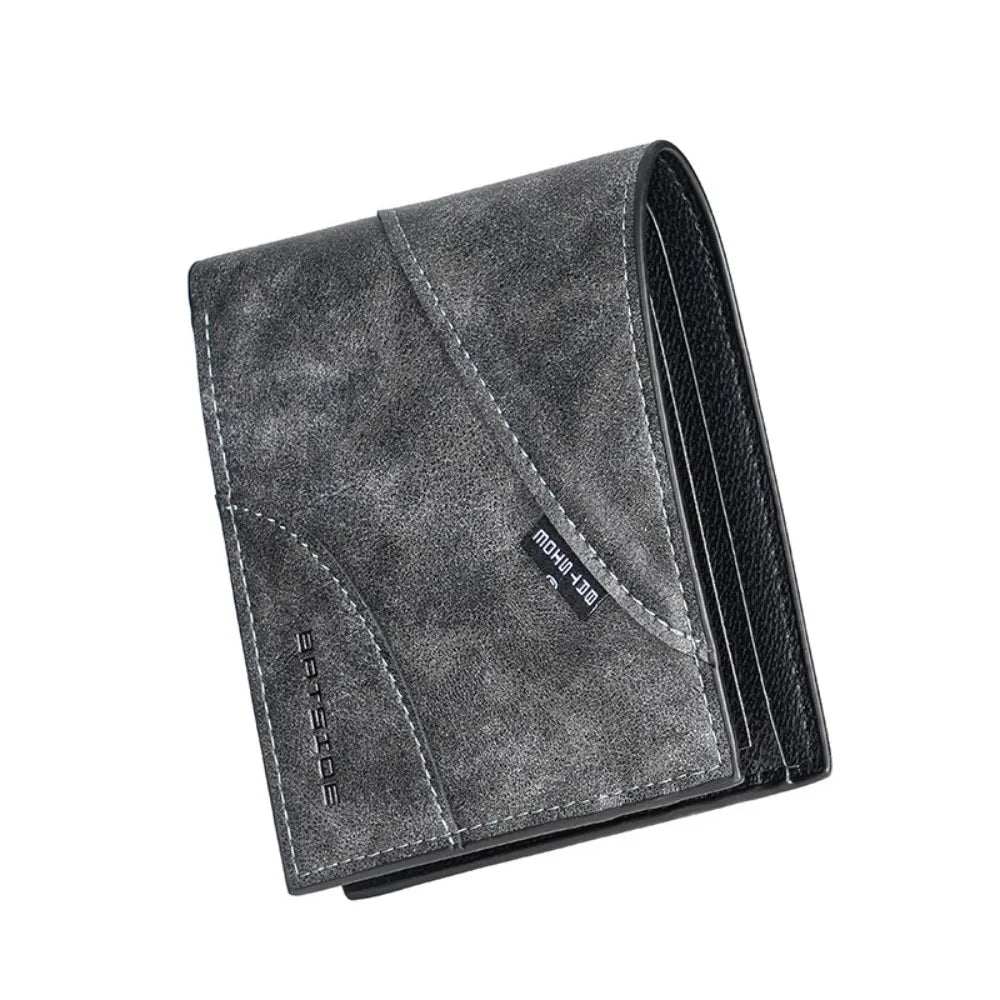 Casual PU Leather Men's Wallet Multi-functional Large Capacity Business Wallet Classic Luxury Short Card Bag Business