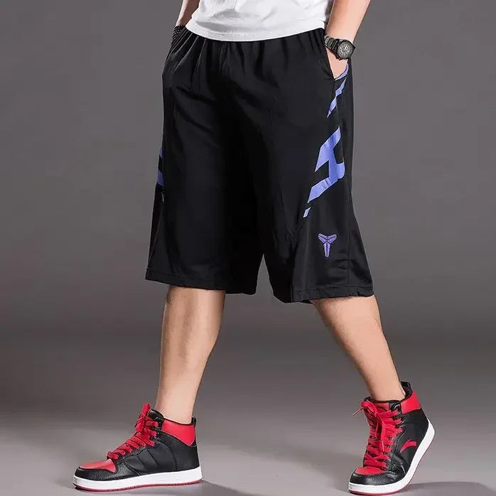 Male Short Pants Basketball Long Quick Dry Men's Shorts Training Bermuda Essential Fashion With Korean Style Stylish Clothing