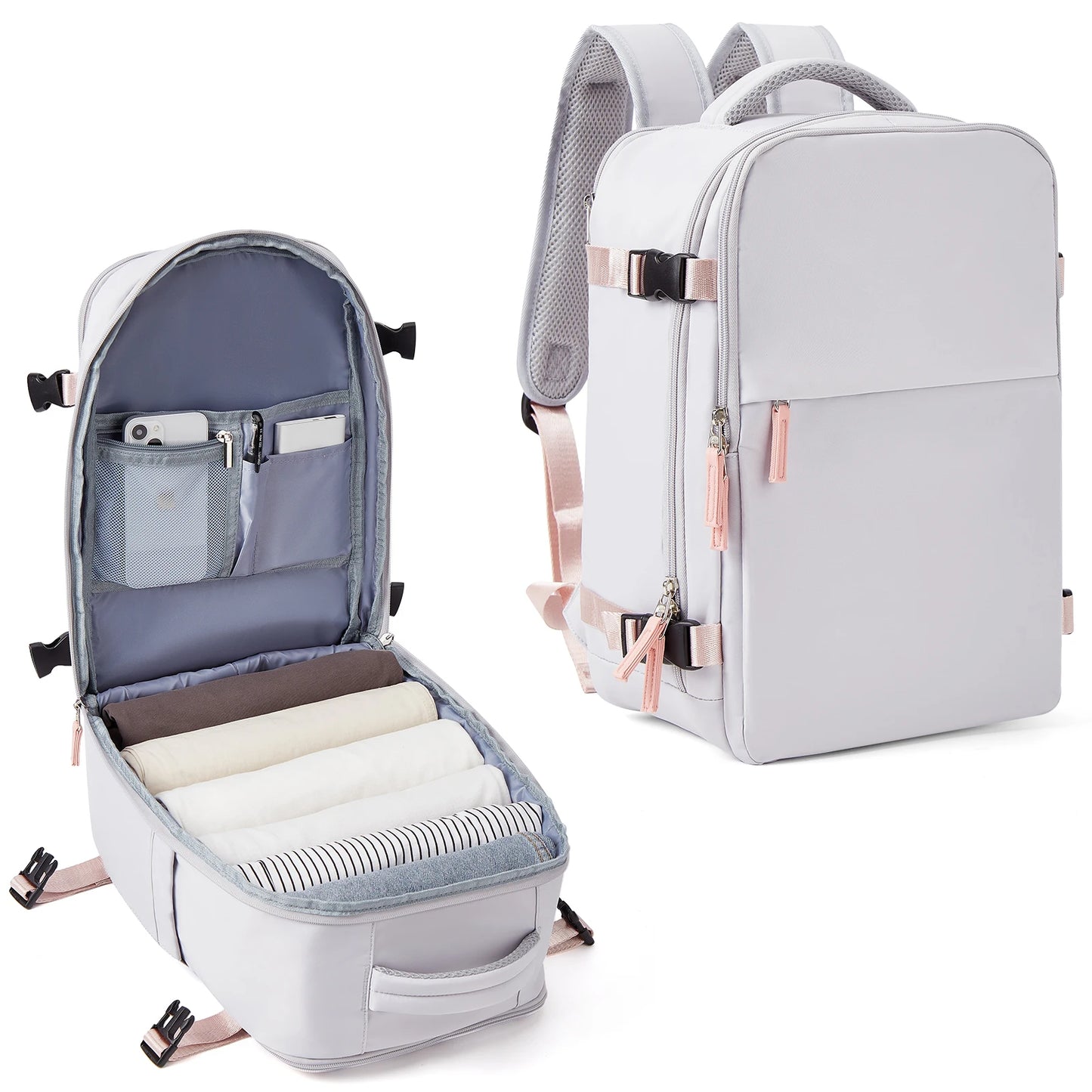 Large Travel Backpack For Women Men,Carry On Backpack,Hiking Backpack Waterproof Outdoor Sports Casual Daypack Travel Essentials