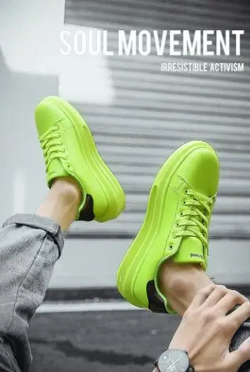 Fashion Brand Sneakers For Men Casual Shoes New Soft Comfortable Pu Leather Shoes Breathable Flats Shoes For Man Tenis Masculino