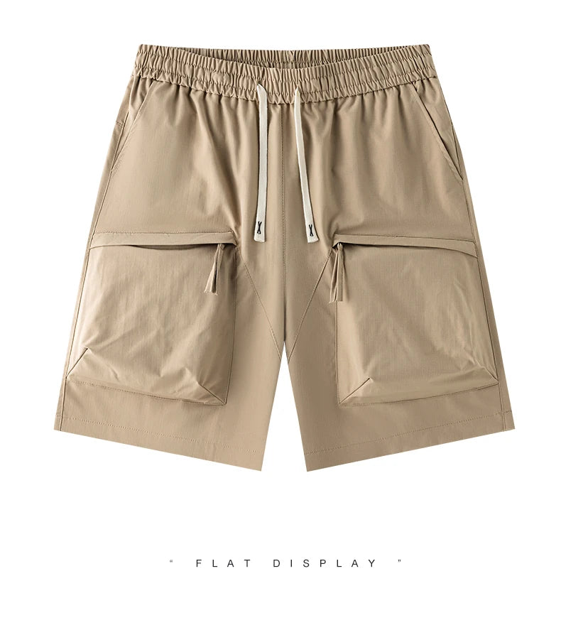 Shorts men's summer trend of work pants thin section loose five pants casual straight outside pants casual five pants