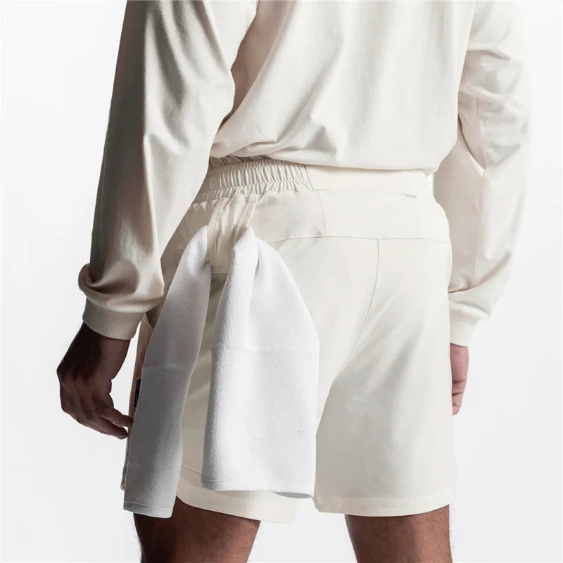 2025 NEW Summer Running Shorts Men Sports Jogging Fitness Shorts Quick Dry Mens Gym Men Shorts Gyms Short Pants For Men