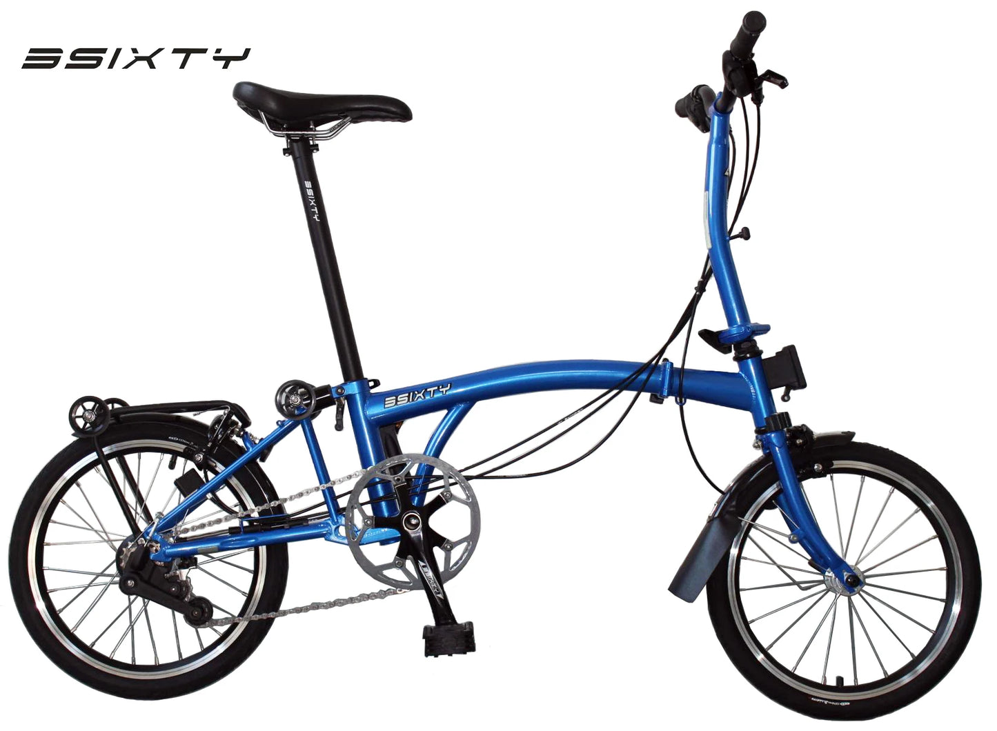 3sixty Compact 16 Inch 6Speed Folding Bicycle Durable Foldable Bike for City Riding Camping Tours Outdoor Adventures Best Seller