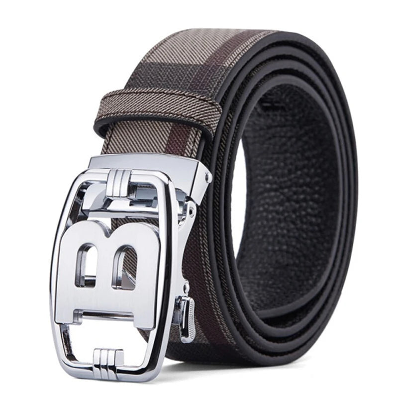 2025 New Business Men Belts Casual Fashion Luxury work belt Designer Famous Brand Male B Buckle Leather Belt for men jeans