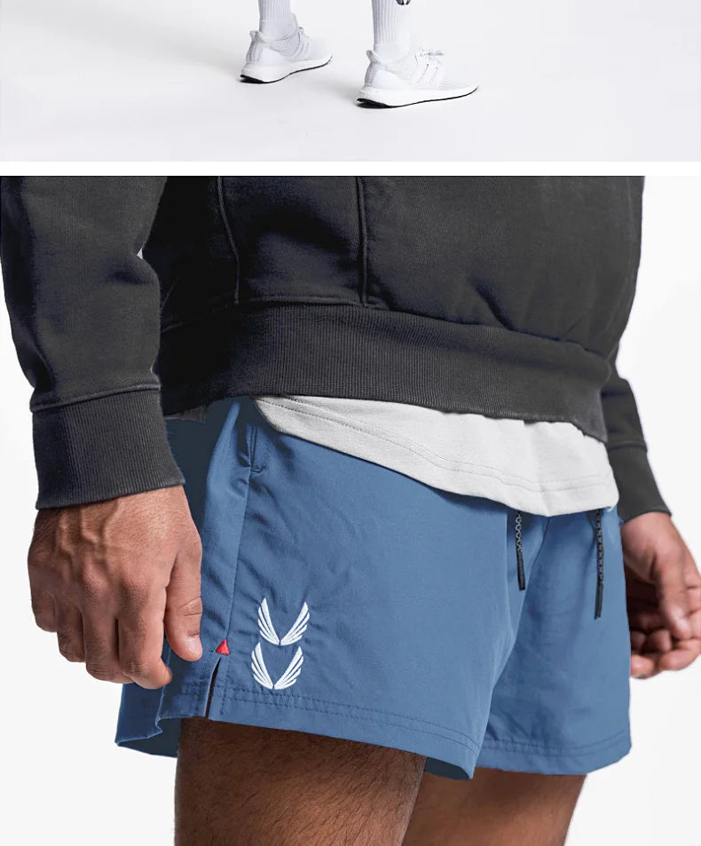 Mens Gym Training Shorts Man Quick Dry Sports Casual Short Pants Fitness Workout Running Bodybuilding Fashion Basketball Shorts