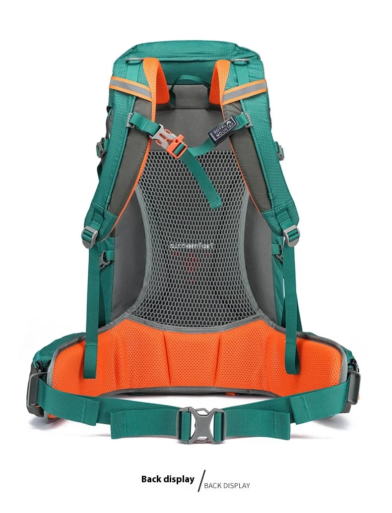 48L Camping Backpack Travel Bag For Men Large Capacity Outdoor Sport Trekking Hiking Mountaineering Shoulder Bag with Rain cover