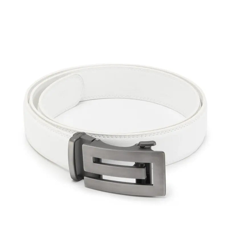 Belts Men Automatic Buckle Design Genuine Leather Belt For Men Luxury Leather Men's High Quality Male belt  110-130cm