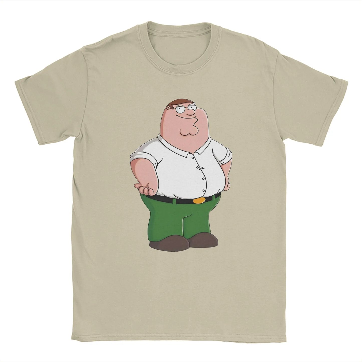 Men T-Shirts Families Guys Peter Griffin Amazing Cotton Tee Shirt Short Sleeve Funny Tv T Shirt Round Collar Clothes Graphic