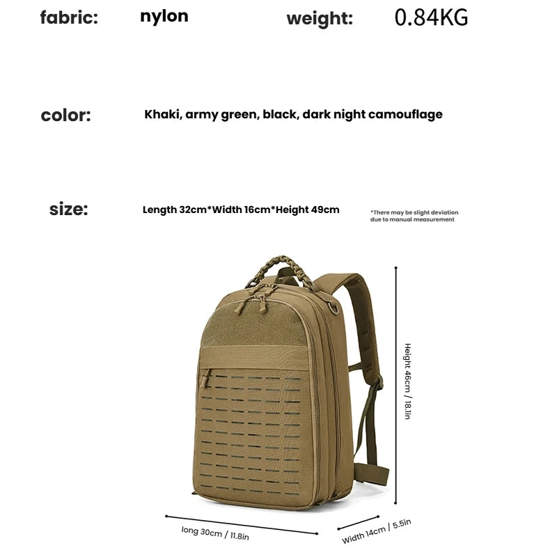 Tactical Climbing Backpack Men Travel Sports Bag Large Capacity Outdoor Hiking Camping Fishing Luggage Weekend Cycling Rucksack