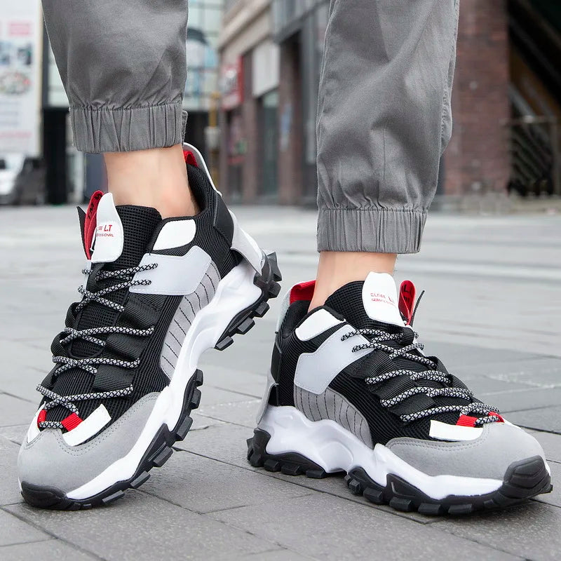 2023Men's Sneakers  Summer Mesh Breathable Casual Shoes Lightweight Walking Men Shoes Soft Sole Tenis Fitness Shoes