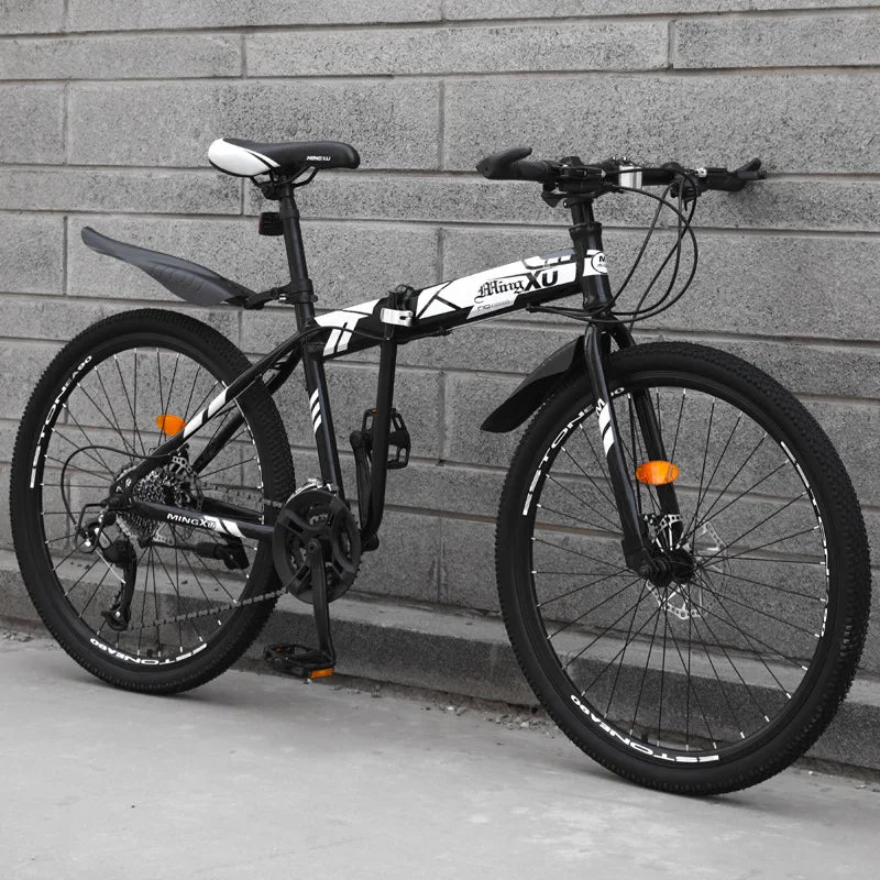 Bike Folding Mountain Bike  Double Shock Absorption