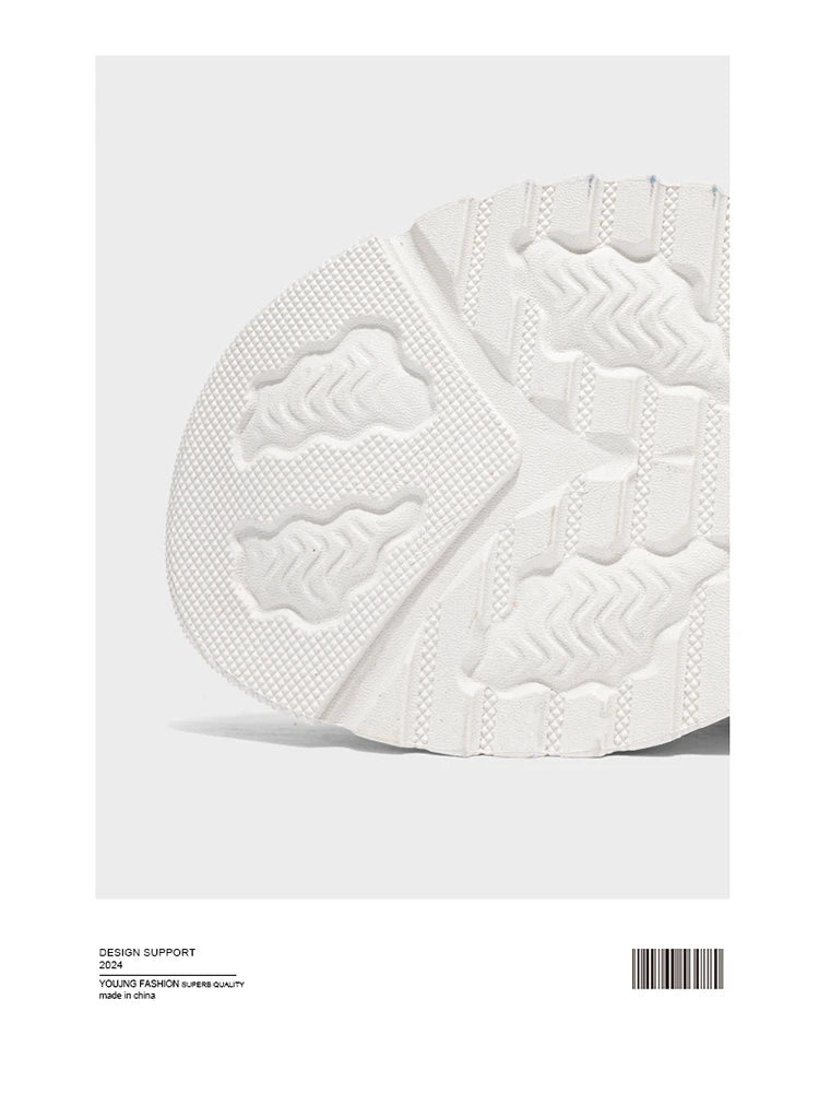 Men Sneakers 2025 Autumn New Mesh Breathable Running Sport Shoes Light Soft Thick Sole Hole Man Casual Shoes Athletic Sneakers