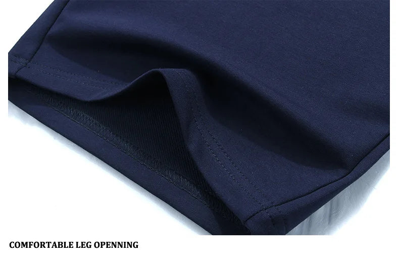 Shorts Men Cotton Casual Sports Men's Solid Shorts Drawstring Bermudas Elastic Waist Beach Short Pants Cool Summer New Fashion