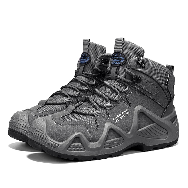 Men's Thick Soled Mountaineering Boots Sneakers Men's New Autumn Non-slip Wear-resistant Dirty Outdoor Work Shoes