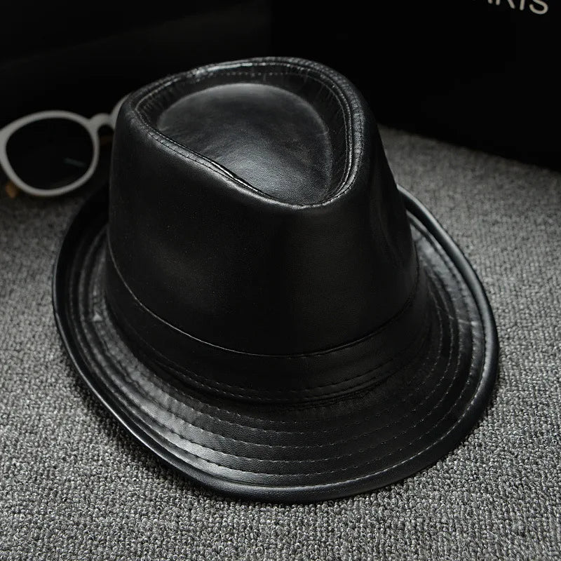 Men's and Women's Gentleman Hat Casual England Cowboy Hat Retro Warm Bowler Hat Jazz Cap Out Hundred with The Trend Cap