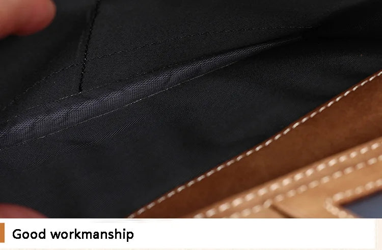 Long Men's Wallet Retro Casual Brand Wallet Korean Version Clutch Large Capacity Frosted Card Holder