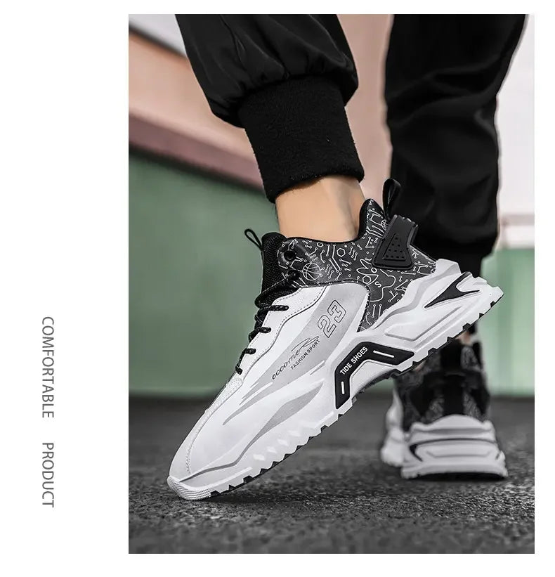 Men's Sneaker Shoes Casual Sports Basketball Shoes for Men Fashion Trends Original Male Sneakers High Top Mens Running Shoes