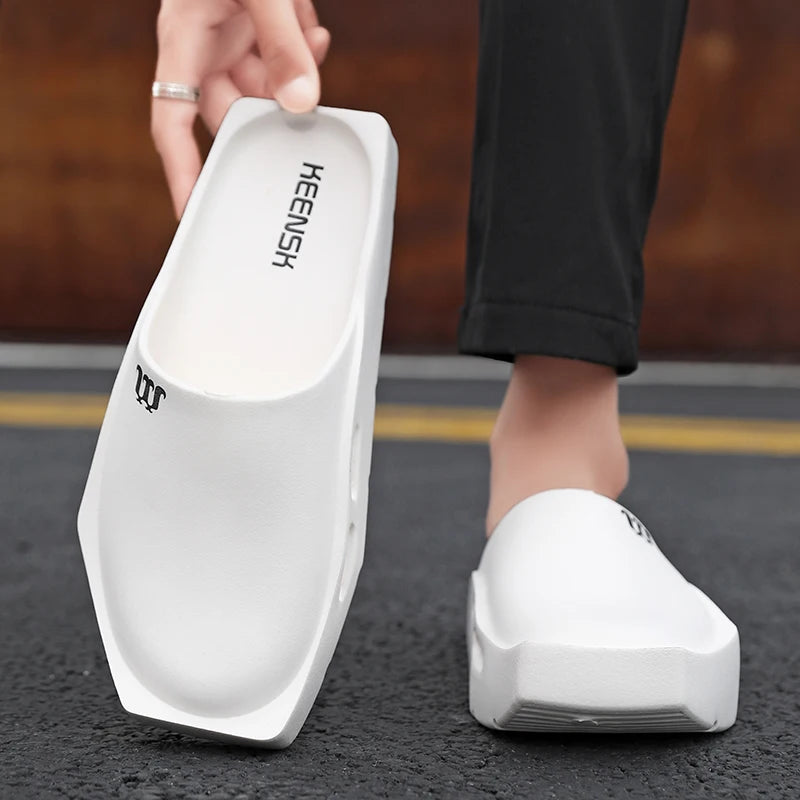 Original Men Slippers Slides Summer Beach Shoes Soft Indoor Thick Bottom Sandal Suitable Outdoor Sandals Flip Flops Designer