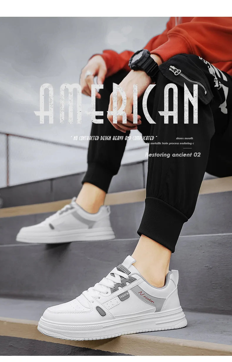 Men's Sneakers Spring Autumn 2024 Outdoor Sport Shoes For Men Fashion Vulcanized Shoe Tenis Para Hombre Men's Flats Shoes Luxury