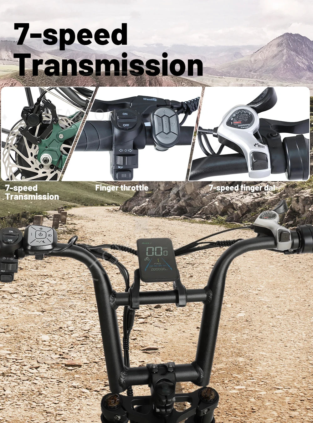2000W 48V 20AH 20X4.0 Fat Tires, Aluminum Alloy Frame, Adult Electric Bicycle, Foldable, Hydraulic Brake