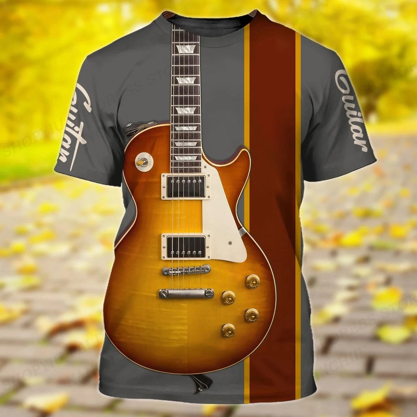 Music T shirts Guitar Graphic 3d Print Tshirt Men Women Fashion T-shirt Tops Kids Tshirt Boy Tees Men's Clothing Rock T-shirts