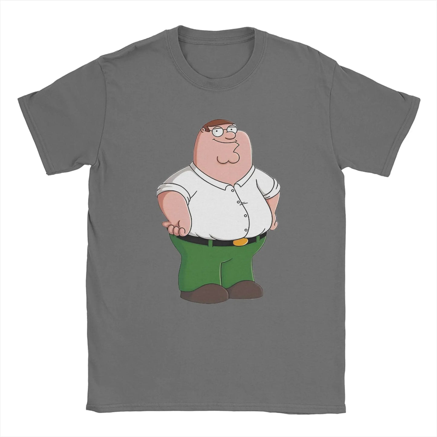 Men T-Shirts Families Guys Peter Griffin Amazing Cotton Tee Shirt Short Sleeve Funny Tv T Shirt Round Collar Clothes Graphic