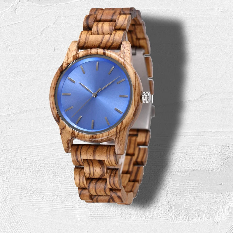 Watches Wooden Watches Men's Handmade Vintage New Wooden Quartz Watches with Stylish Natural Wooden Watches Uniquely Customized