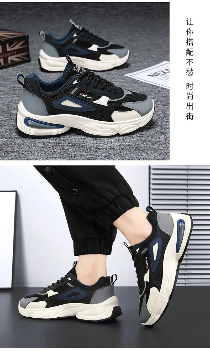2025Trendy Sneakers for Men Shoes Summer Outdoor WearResistant Casual Sports Skateboard Shoes Fashion Breathable Shoes Man Shoes